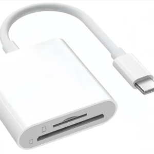 USB C SD Card Reader, Type C SD Card Reader, Supports SD and MicroSD Memory Card Adapters