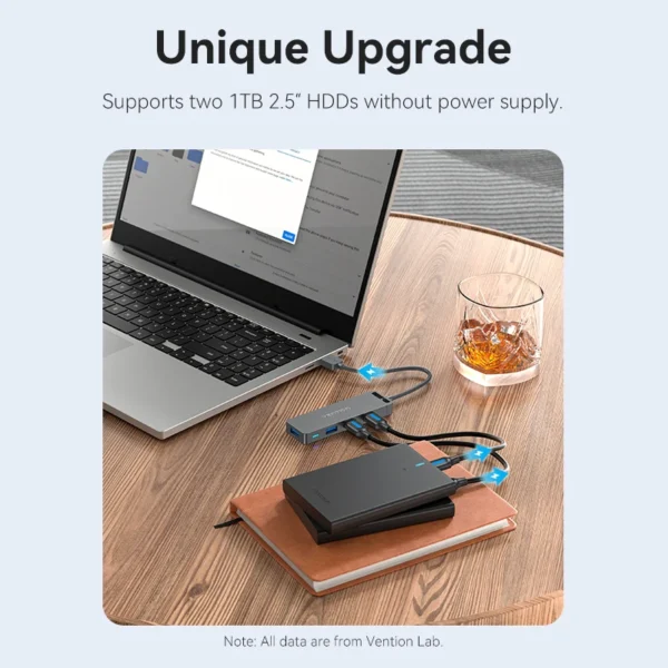 S71d29e6a827145f78e4dd30fe7399eebL.webp Vention USB Hub High Speed 4 Ports Multi USB 3.0 to USB 3.0 Hub Splitter Adapter for MacBook Pro iPad Pro Xiaomi Lenovo USB Hub