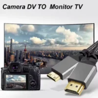 See4347570c3d40749e7d5a8cb89bb05eX.webp 1M Nylon HDMI2.0 MINI HDMI To HDMI Cable MINIHDMI Male A Male 4K 60HZ HD 1080P Adapter Converter Wire TV Camera