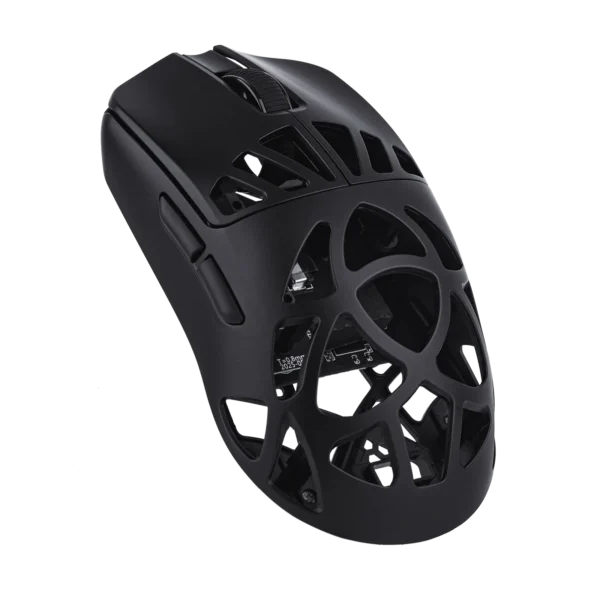 EPOMAKER Carbon X Wired/2.4G/BT Wireless Gaming Mouse 400 to 30,000 DPI Adjustable with PAW3950 Sensor for PC/Mac/Linux